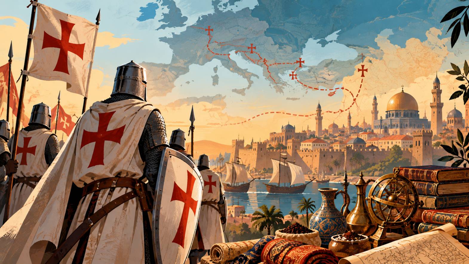 Krucjaty – co naprawdę dały Europie?