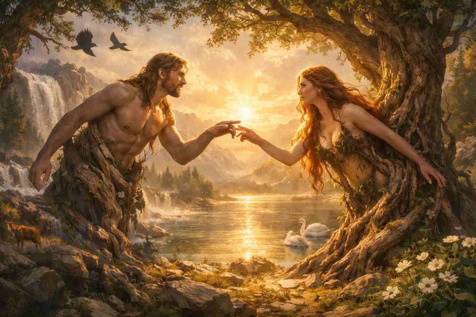 Narodziny pierwszych ludzi: Ask i Embla