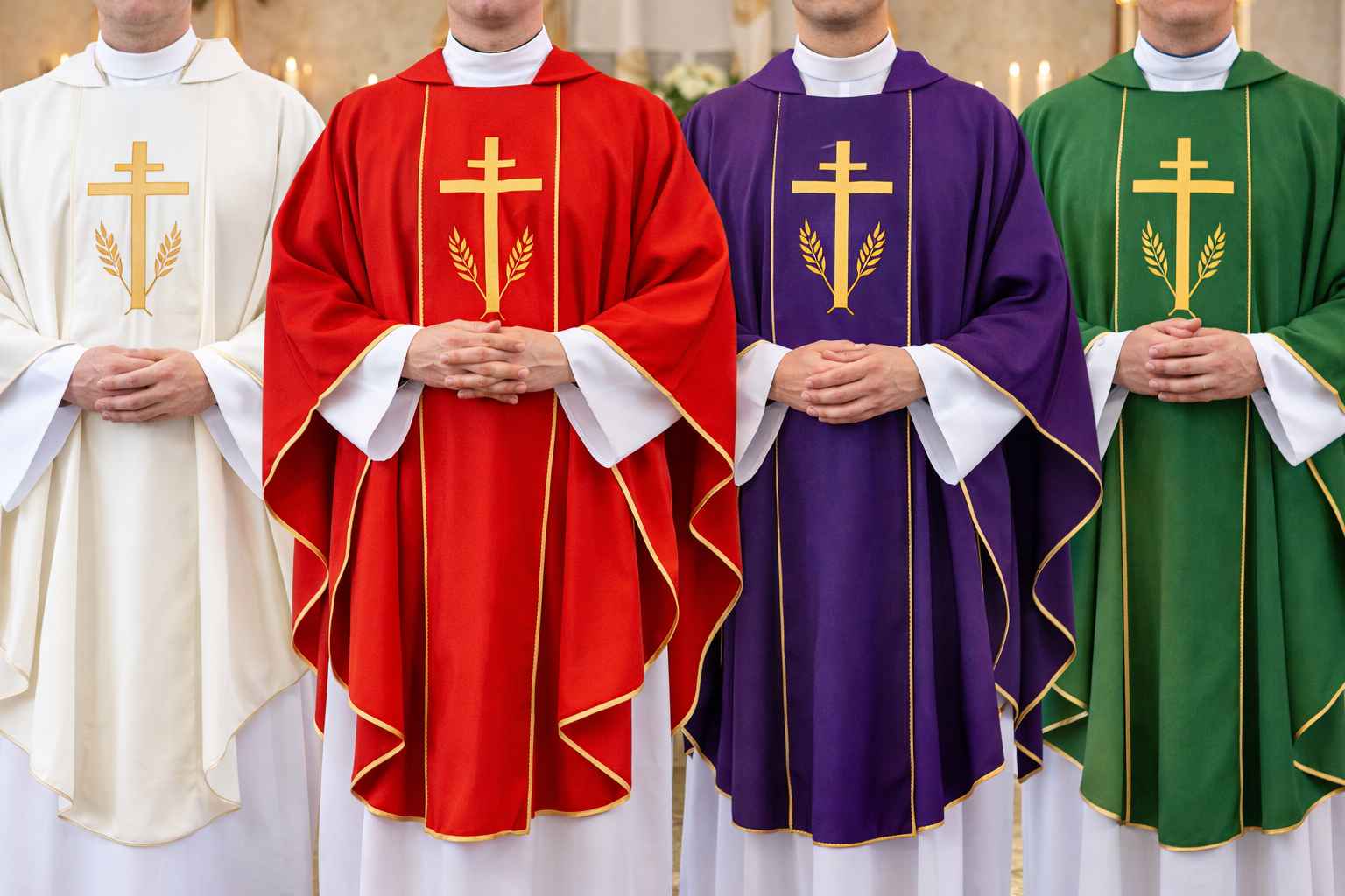 Kolory szat liturgicznych – co oznaczają w Kościele Katolickim?