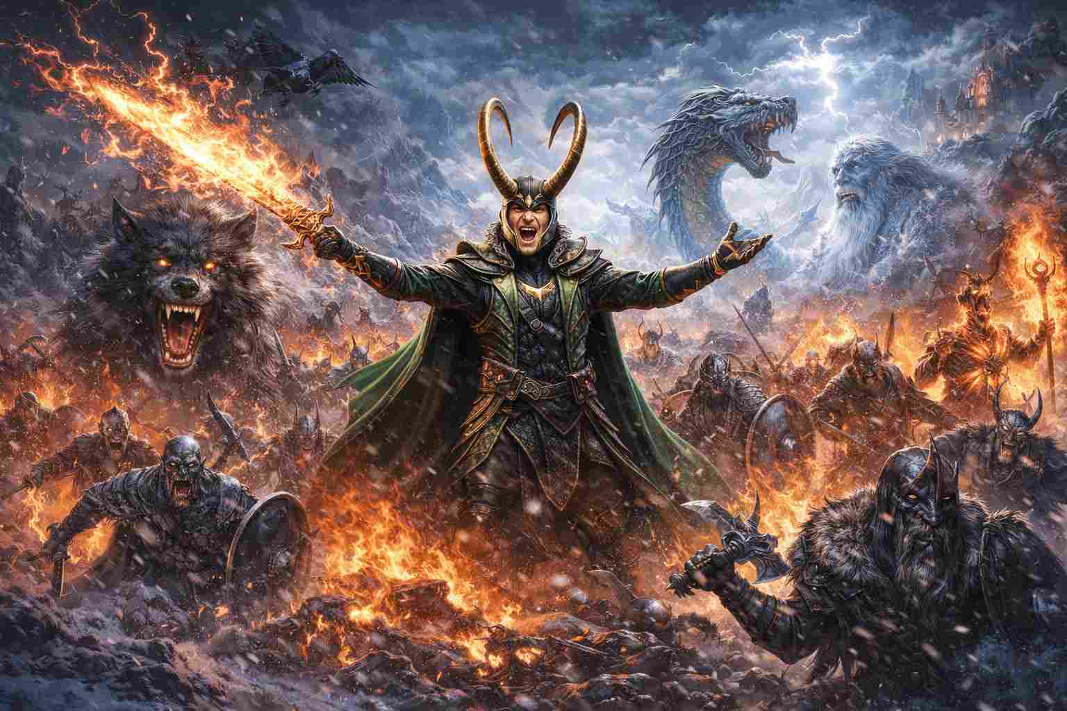 Loki na czele sił chaosu