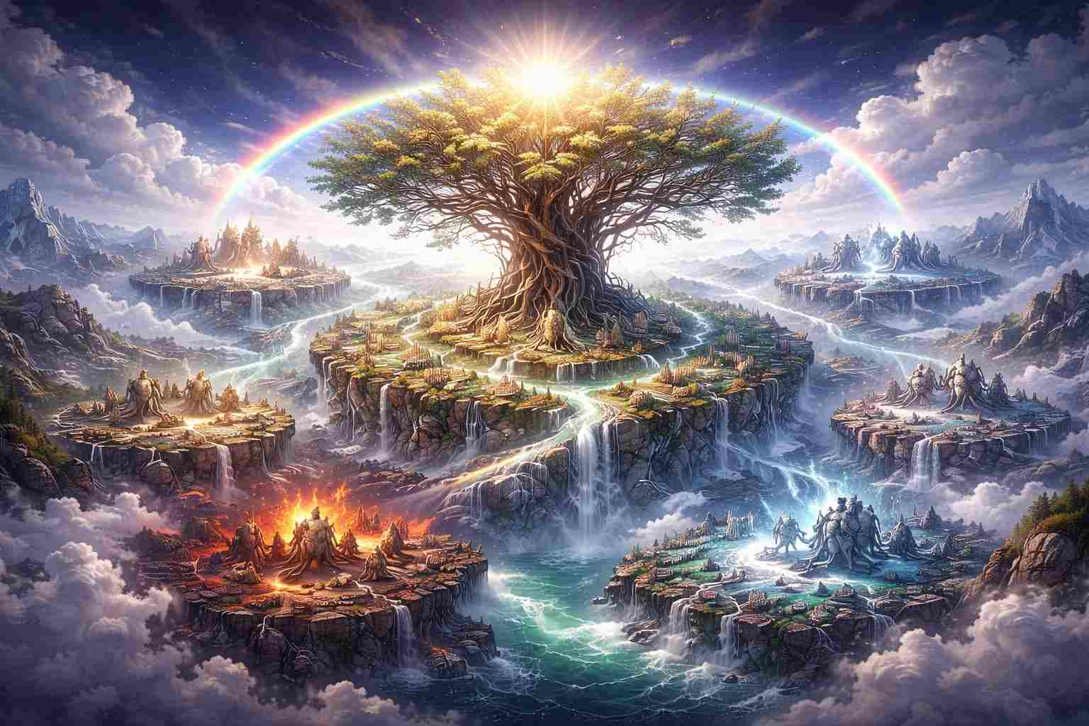 Powstanie dziewięciu światów