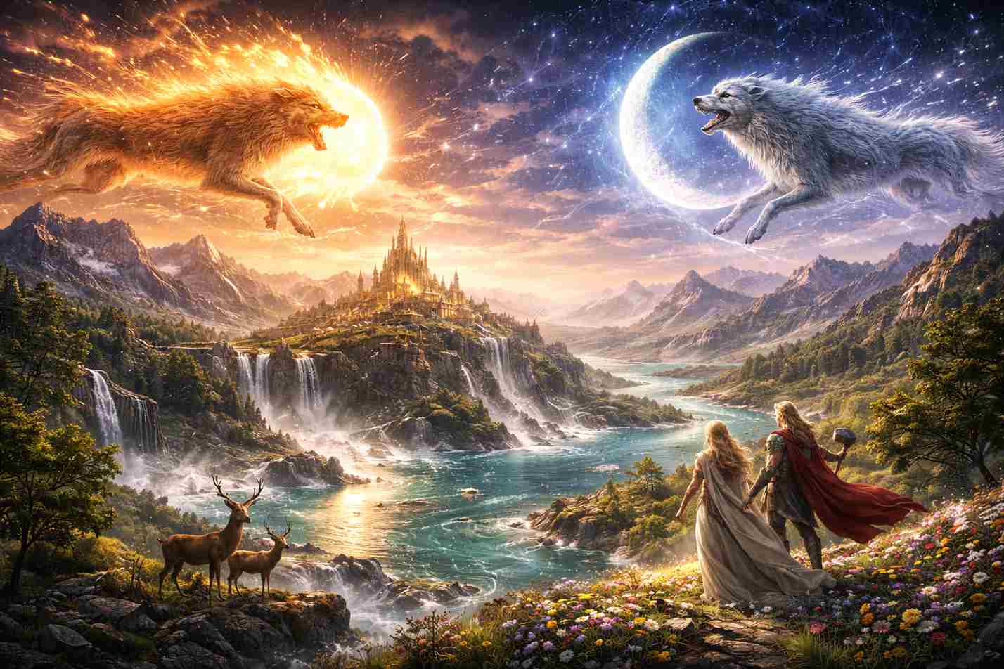 Nowe słońce i nowy księżyc – niebo po końcu świata