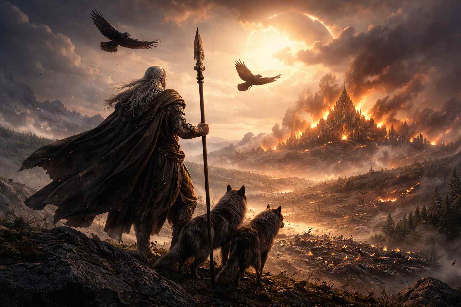 Ostatnia bitwa Odyna – jak mitologia nordycka opisuje śmierć władcy Asgardu