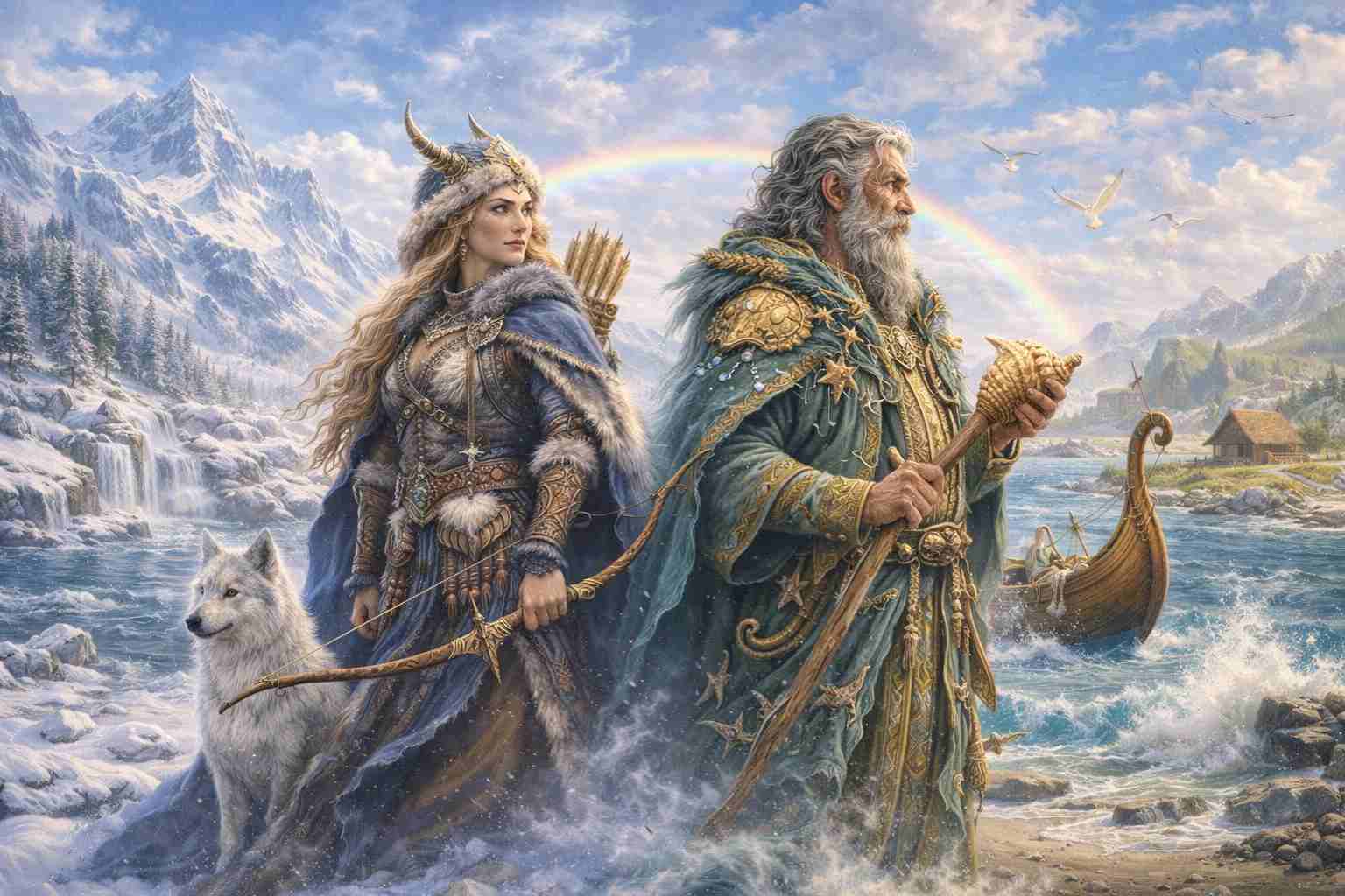 Skadi i Njord – małżeństwo niezgody dwóch żywiołów