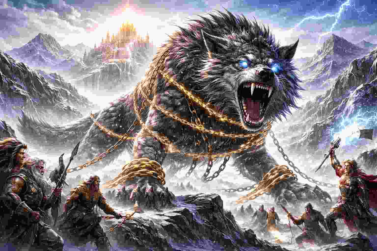 Związanie Fenrira – jak bogowie próbowali zakuć przeznaczenie w kajdany