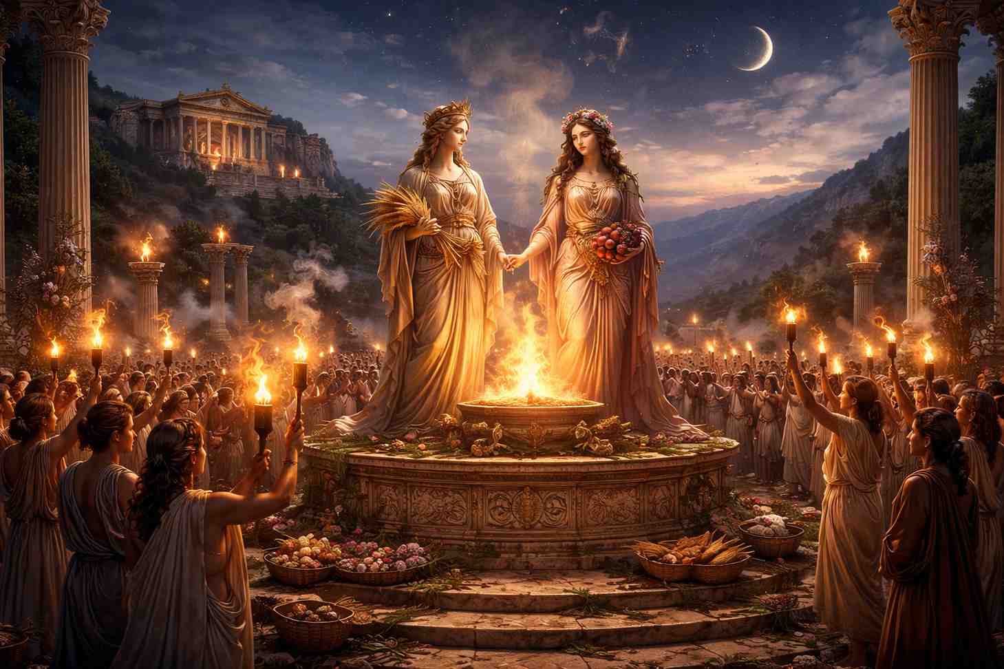 Eleusis i misteria eleuzyjskie – święte tajemnice Demeter i Kory