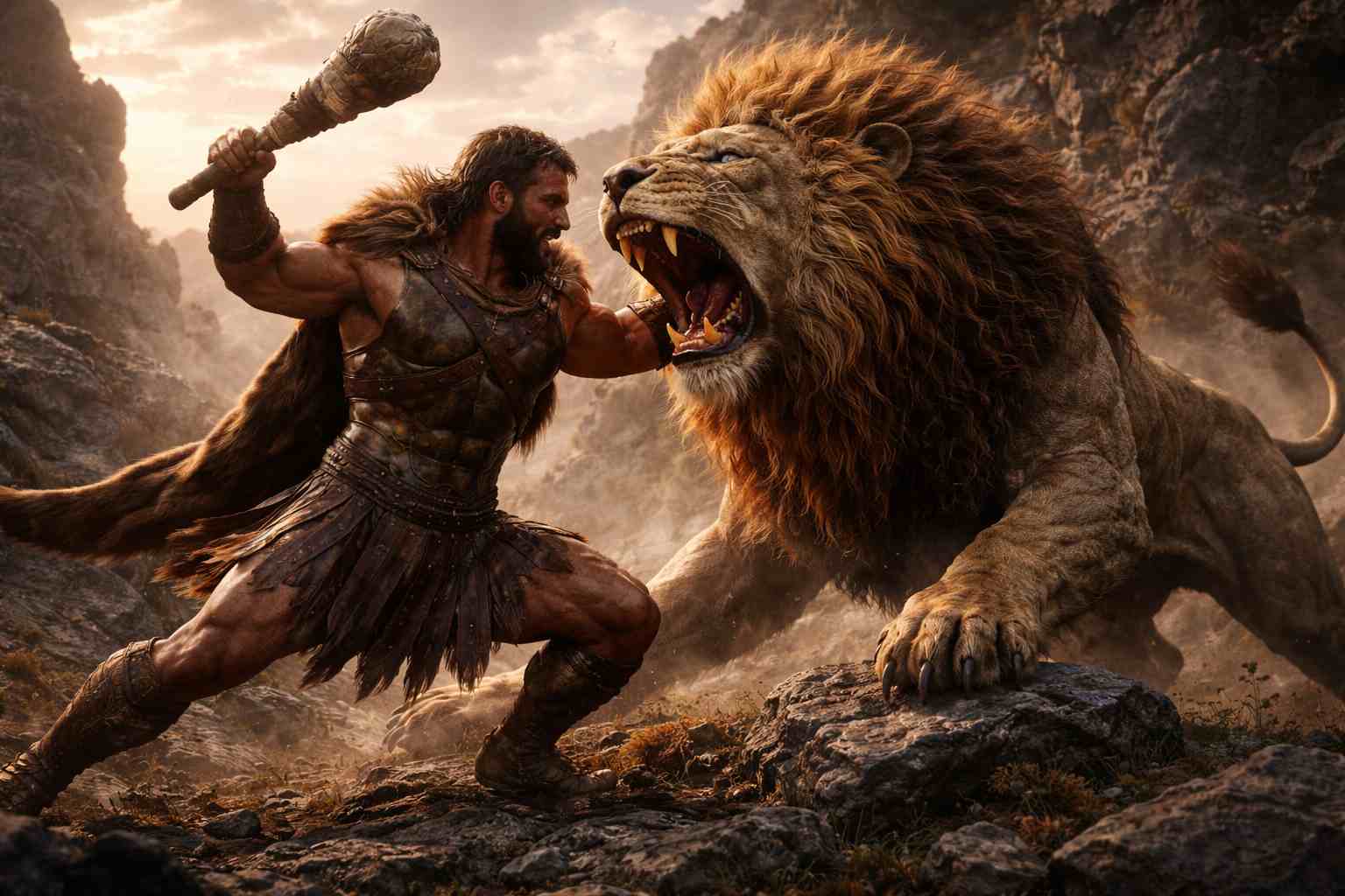 Lew nemejski – jak Herakles pokonał bestię o skórze nie do przebicia