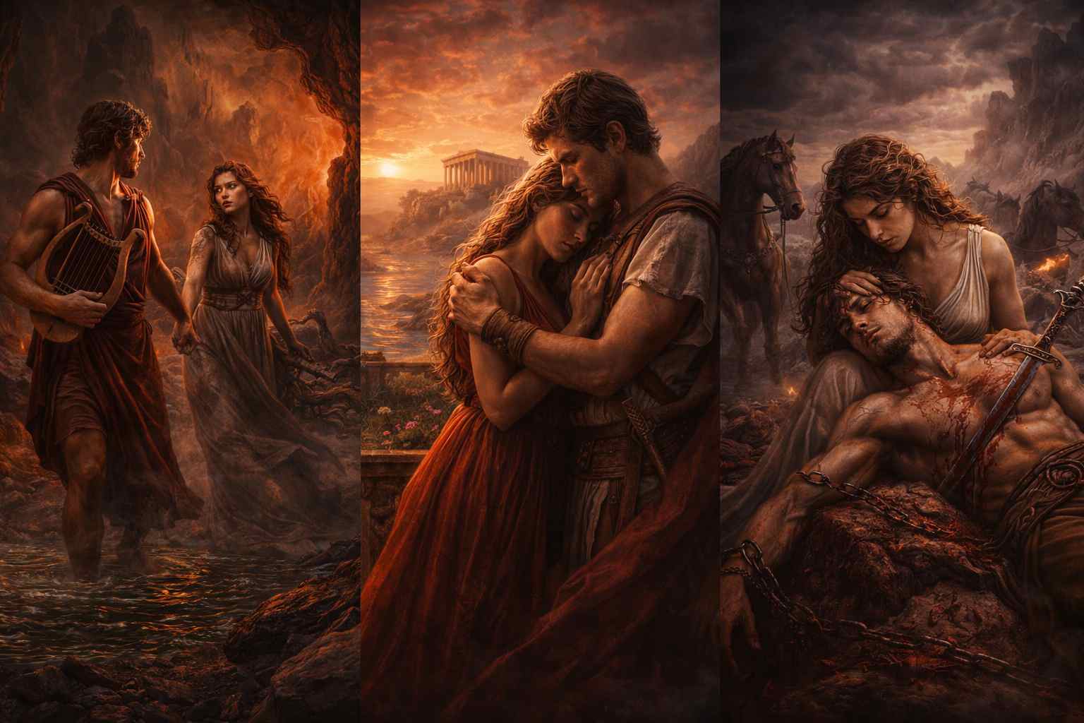 Greckie mity o miłości niemożliwej – od Orfeusza po Fajdrę i Hipolita