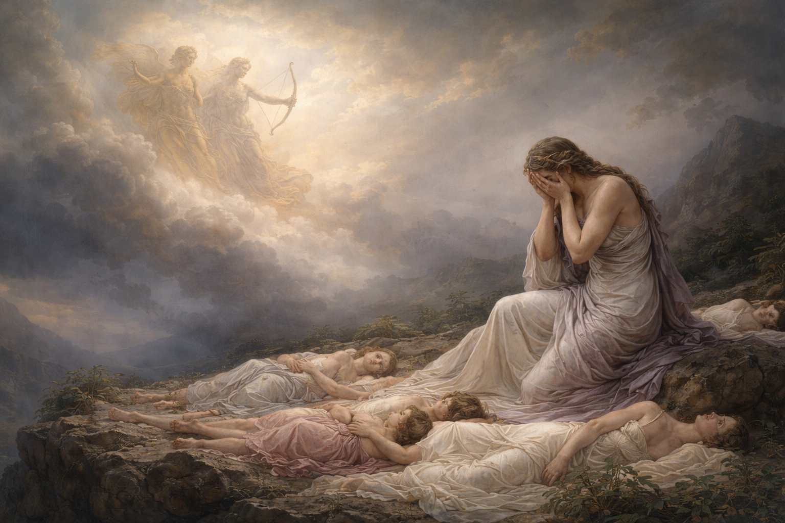 Mit o Niobe – pycha matki i gniew bogów