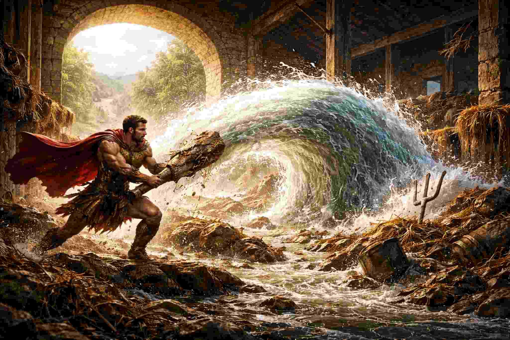 Stajnie Augiasza – jak Herakles „posprzątał niemożliwe” w jeden dzień?