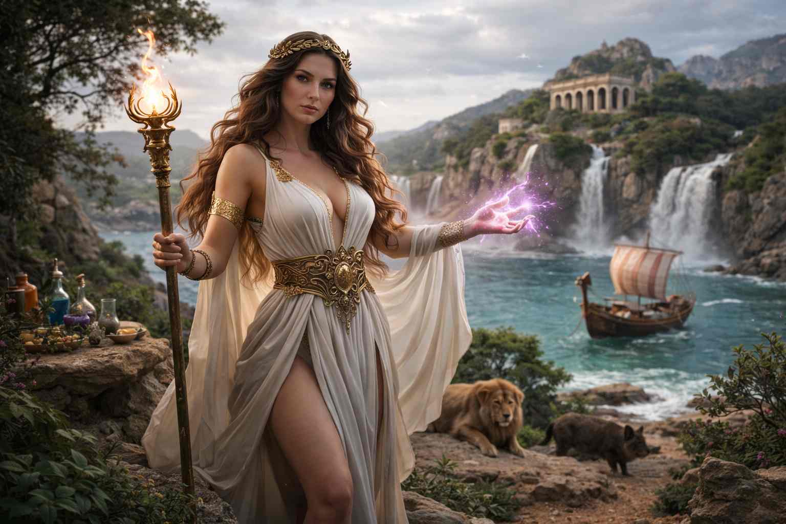 Wyspa Aja – Kirke, czarodziejka, która zatrzymała Odyseusza