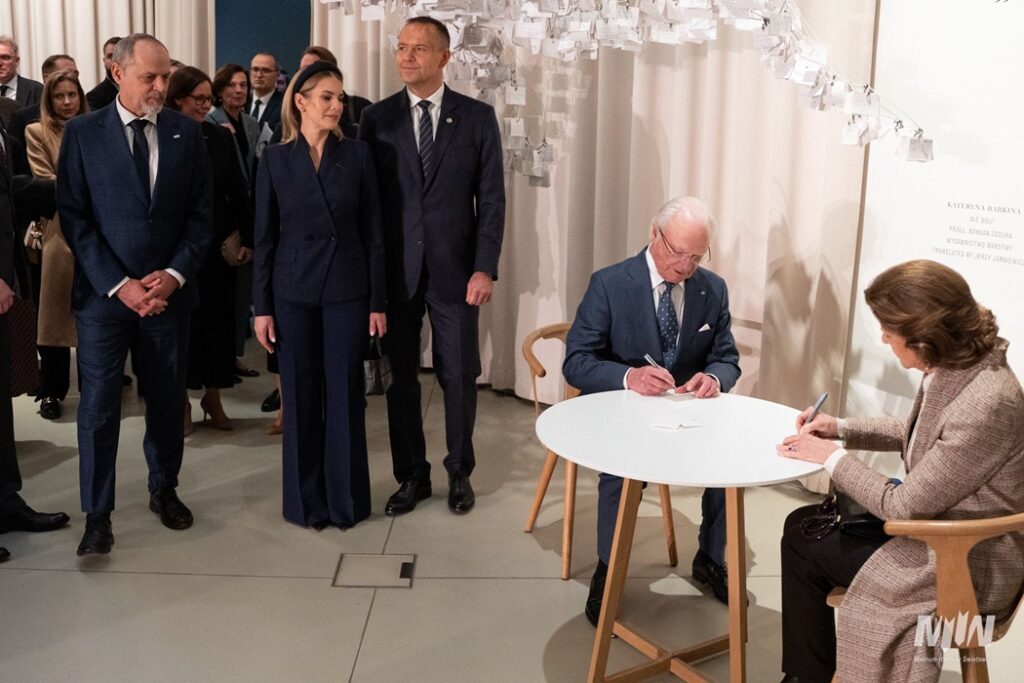 Szwedzka para królewska odwiedziła Muzeum II Wojny Światowej w Gdańsku, fot. Andrzej Sipajło/MIIWŚ.