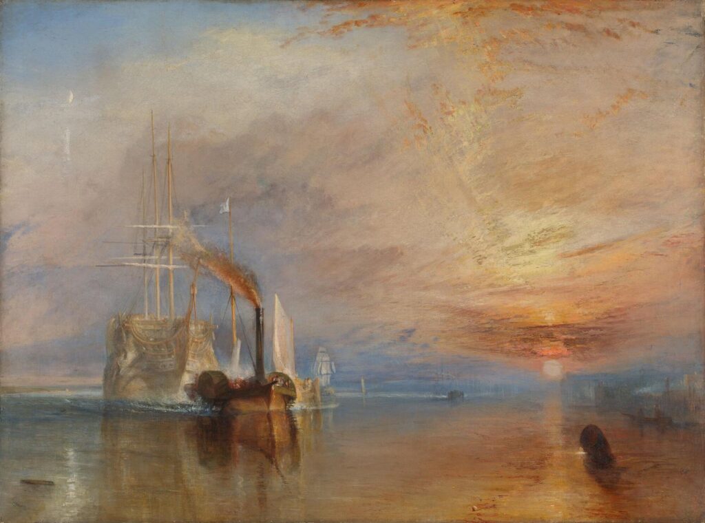 The Fighting Temeraire, 1838 r., J. M. W. Turner