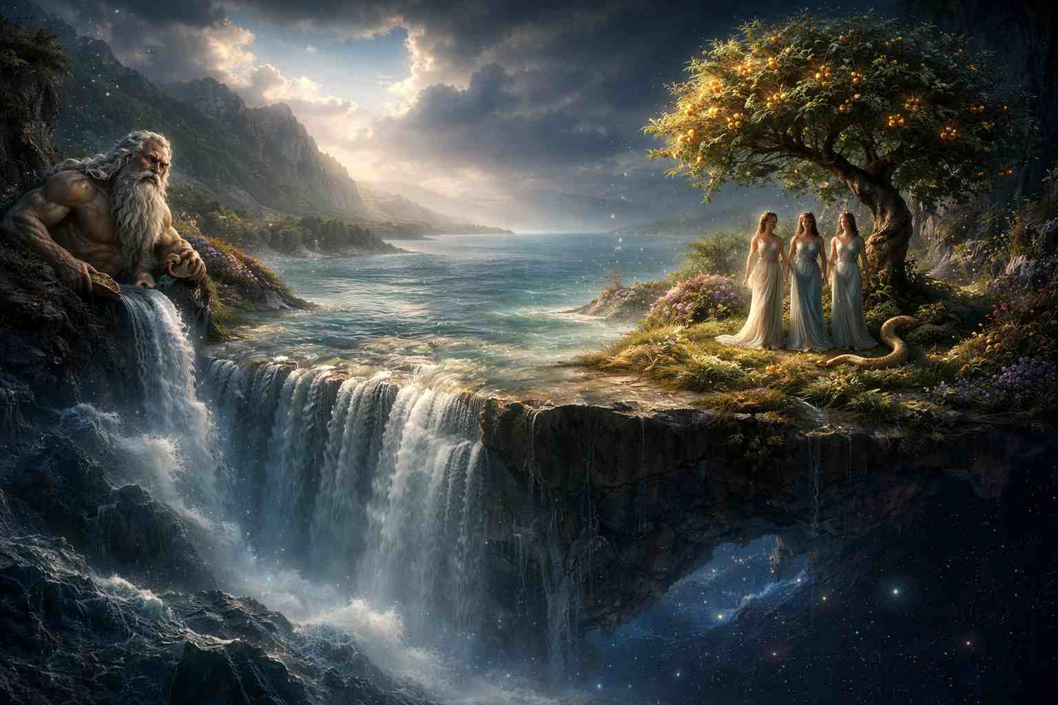 Granice świata w wyobraźni Greków – Okeanos, Hesperydy i kraniec mapy