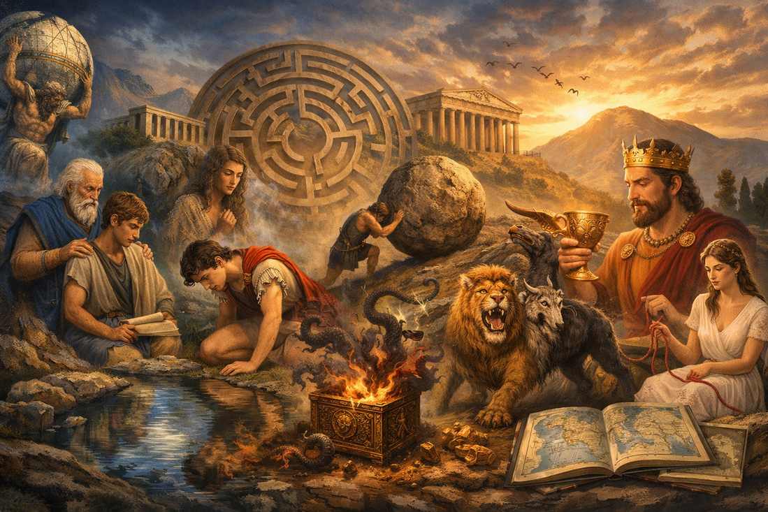 Ślady mitologii greckiej w języku potocznym – słowa, których używamy częściej, niż myślimy