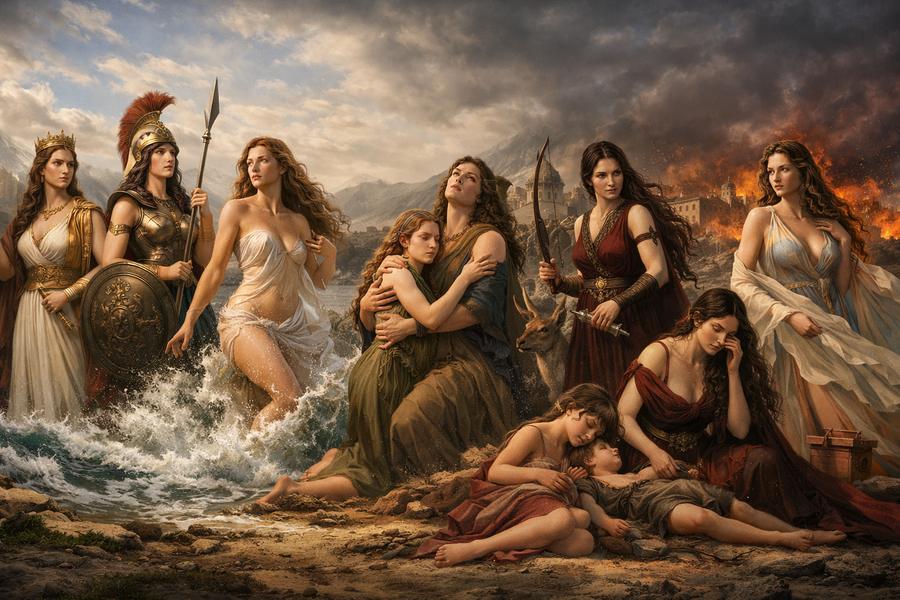 Kobiety w mitologii greckiej – od bogiń po śmiertelne bohaterki