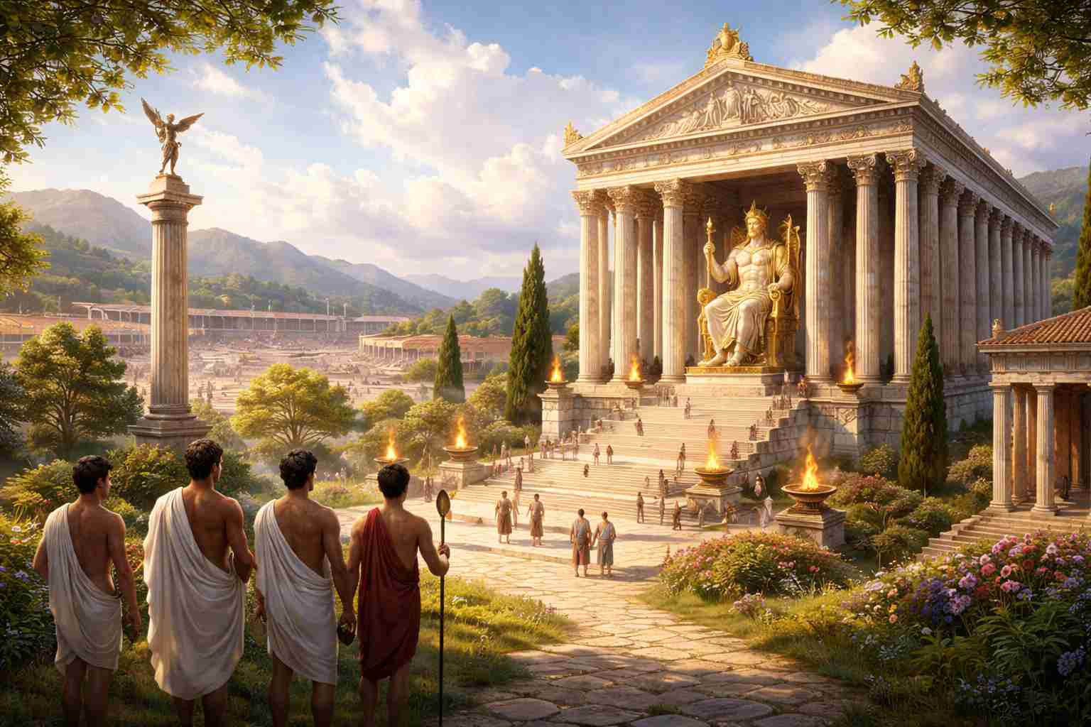 Olimpia – sanktuarium Zeusa i religijne oblicze igrzysk