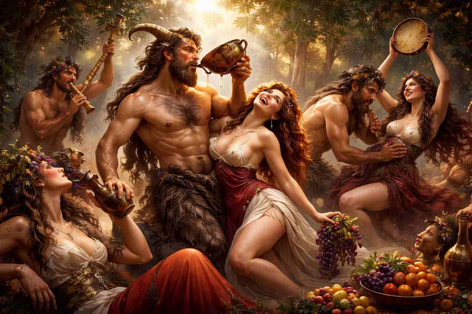 Satyrowie i Menady – ciemna strona święta Dionizosa