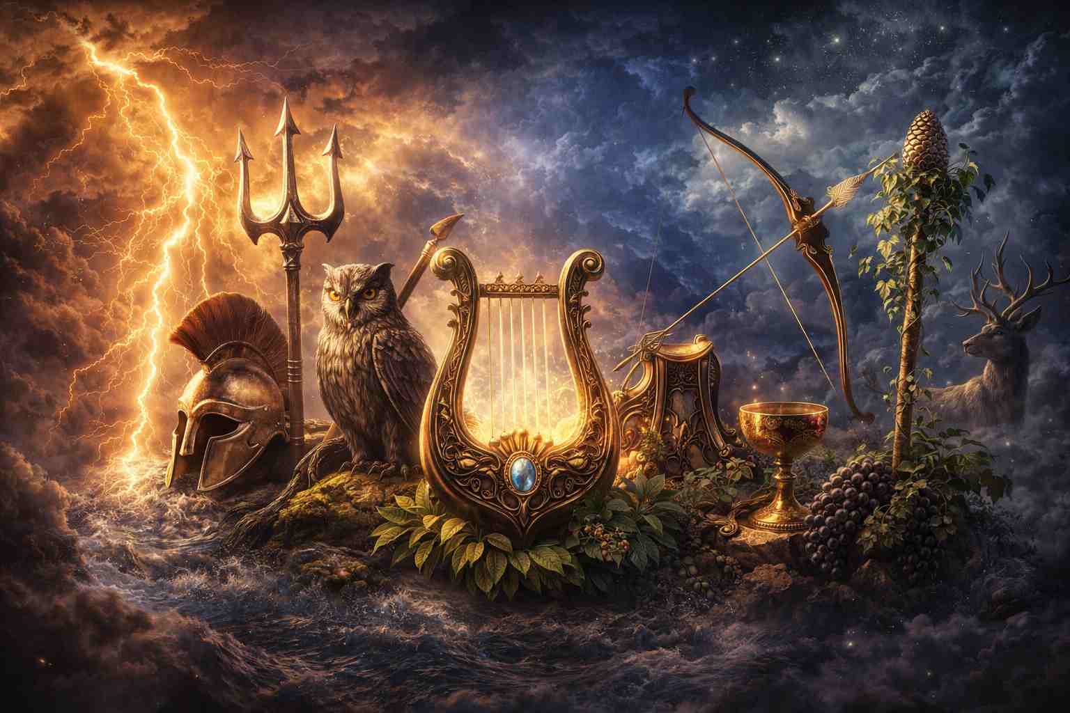 Symbole bogów olimpijskich – po czym starożytni rozpoznawali bóstwa?