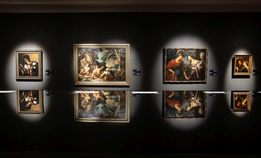 Fragment wystawy - Wielka gra, Zamek Królewski w Warszawie, fot. T.Kaczor