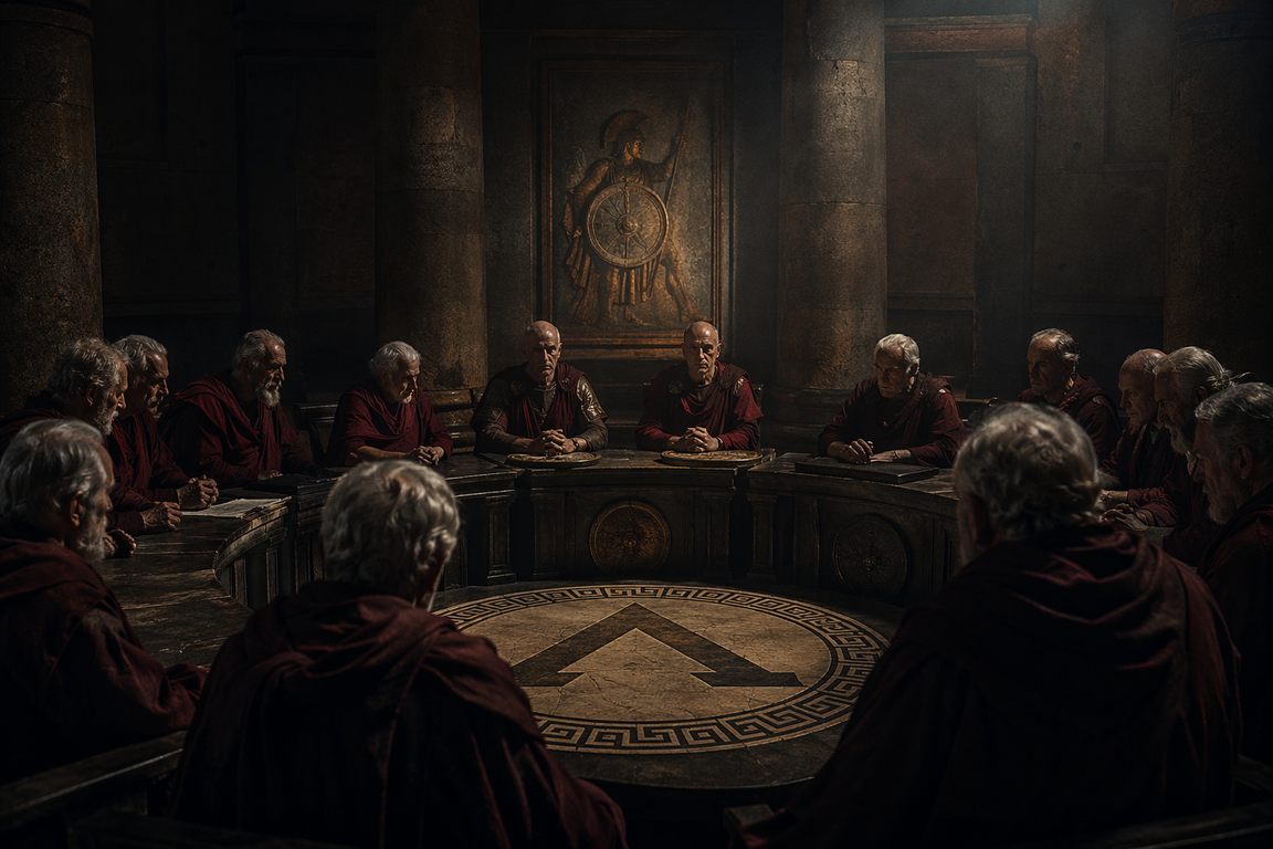 Geruzja – rada starszych, która trzymała Spartę w żelaznym uścisku