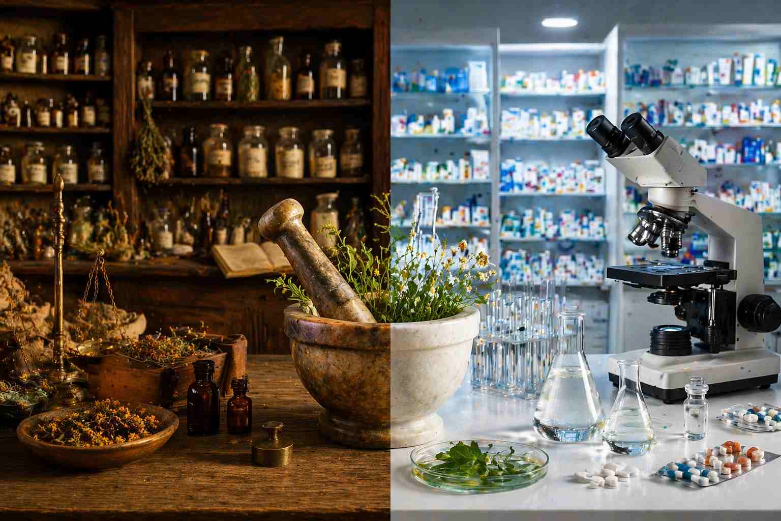 Historia apteki — od pachnącego zielnika do nowoczesnej farmacji