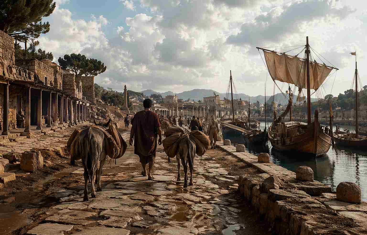 Jak podróżowano w starożytności – drogi, statki i zagrożenia