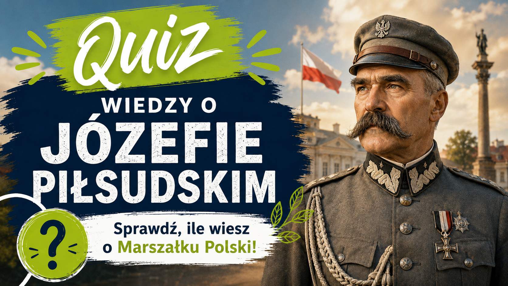 Quiz wiedzy o Józefie Piłsudskim. Ile pamiętasz o Marszałku?